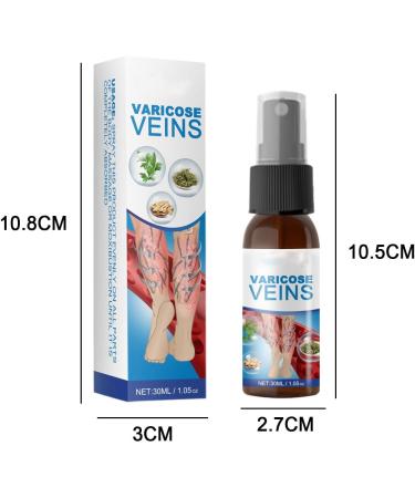Spray de Traitement des Varices Spray apaisant pour Les Varices Kit Naturel d limination des Varices Am liorer la Circulation Sanguine pour Les Femmes et Les Hommes - Buy Online on GoSupps.com