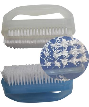 Condello Casa Nail Brush Set x2 - Soft Bristle Hand & Foot Cleaner with Skin Remover - Perfect for Nails & Toes - Buy Online on GoSupps.com