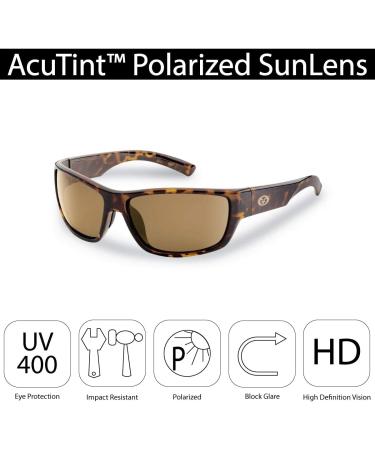 Flying Fisherman Matecumbe Polarized Sunglasses - Tortoise Frames/Amber Lenses | UV Blocker for Fishing & Outdoor Sports - Buy Online on GoSupps.com