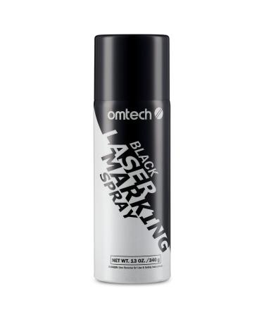 OMTech Laser Marking Spray  Metal Laser Marking Fluid for CO2 Laser Engravers  13oz Aerosol High Contrast Black Spray for Laser Engraving Metal  Laser Ink Agent for Aluminum Stainless Steel Brass More - Buy Online on GoSupps.com