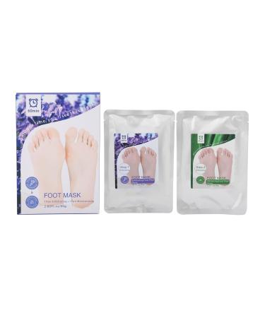 Foot peeling mask-foot mask 2 Pack for baby feet and removal of dead skin-brightening moisturizing cornea removal peeling foot mask