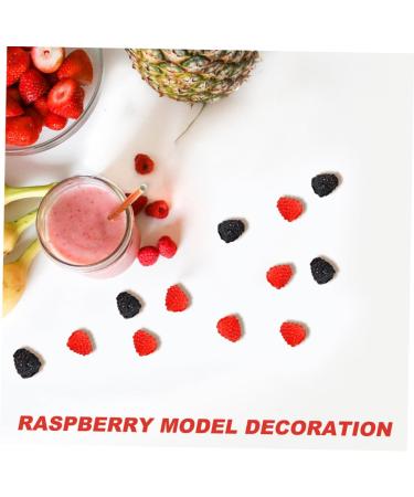 Alipis 150 Pcs Simulated Raspberry Ornaments Home Decor Raspberry Shaped Decoration Models Artificial Raspberry Photo Prop Raspberry Artificial Fruits Household Toy Soft Pvc Child As Shownx5pcs 2.50X2.00X2.00CMx5pcs - Buy Online on GoSupps.com