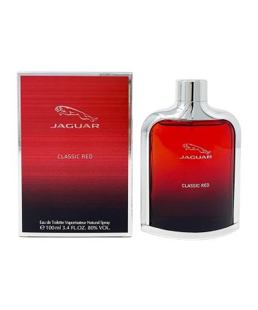 Jaguar Classic Red Eau De Toilette Spray for Men 3.4 Ounce 3.4 Ounce (Pack of 1) - Buy Online on GoSupps.com