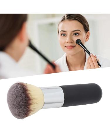Loose Powder Makeup Brush Soft Fluffy Hair Comfortable Grip Cosmetic Beauty Brush Black - Buy Online on GoSupps.com