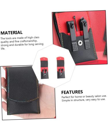 Beaupretty 2 Sets Nail Set Personal Care Nail Clipper Toenail Cutters Nail Kits Manicure Nail Clipper Ear Nail Care Tools Cuticle Stainless Steel Remover Travel Clean 18.5X5.5X3CM - Buy Online on GoSupps.com