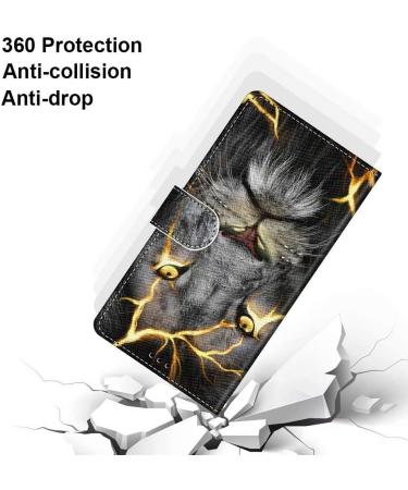 Miagon Full Body Case for Samsung Galaxy S21 Plus Colorful Pattern Design PU Leather Flip Wallet Case Cover with Magnetic Closure Stand Card Slot Angry Lion Samsung Galaxy S21 Plus Angry Lion - Buy Online on GoSupps.com