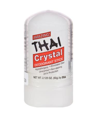Thai Deodorant Stone Pure and Natural Crystal Mini Stick - 2 oz