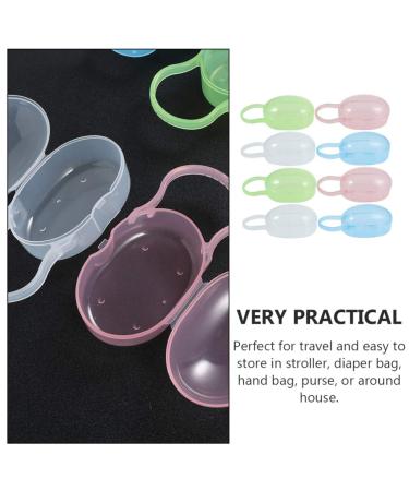 Buy Toyandona 8-Store Pacifier Holder - Durable Dustproof Storage Box for Children | Plastic Case Carrier Bag - Buy Online on GoSupps.com