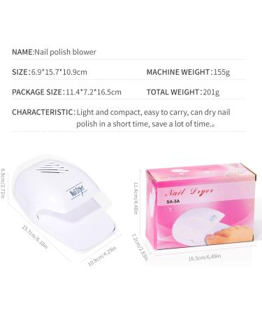 NWCH-AU Nail Fan Dryer - Fast Battery-Operated Nail Dryer for Normal Polish & Toenails | International Shipping - Buy Online on GoSupps.com