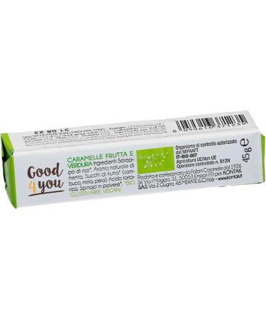  Good4You Organic VEGETELLES Fruit & Vegetable Mix Candies 45g Detox - Buy Online on GoSupps.com