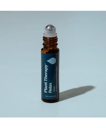Plant Therapy Relax Essential Oil Blend Pre-Diluted Roll On 10 mL (1/3 oz) 100% Pure Natural Aromatherapy for Stress Relief and Better Sleep 0.34 Fl Oz (Pack of 1) - Buy Online on GoSupps.com