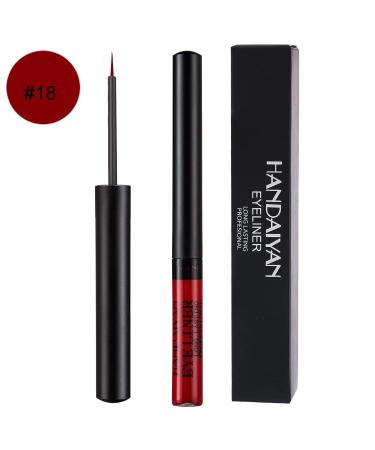 Dark-Red Matte Liquid Eyeliner - Waterproof & High-Pigmented - Buy Online on GoSupps.com