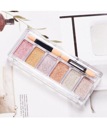 Nail Mirror Powder 6 Colours Manicure Chrome Glitter Pigment with Eyeshadow Sticks Golden  - Buy Online on GoSupps.com