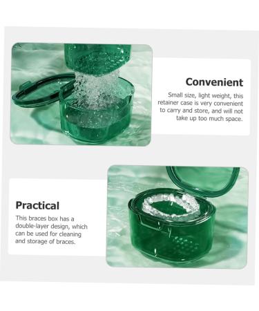 Frcolor 3-Piece Retainer Storage Box | Small Container for Retainer Cleaning & Organization | International Shipping Available - Buy Online on GoSupps.com