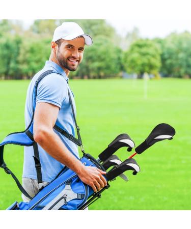 Lybile Golf Club Head Covers Set - 4Pcs Long Neck Mesh Headcovers for Woods, Driver, Hybrids - Black with Interchangeable No. Tags - Buy Online on GoSupps.com