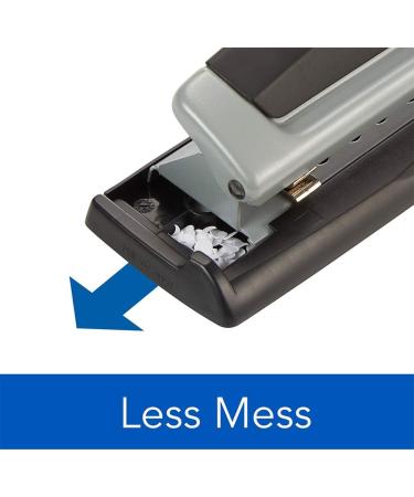 Swingline Precision Pro 3 Hole Punch | Adjustable Desktop Puncher | 10 Sheet Capacity | Black/Silver (74037) - Buy Online on GoSupps.com