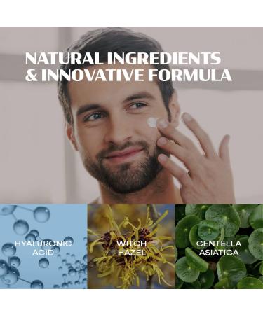 Advanced Men's Eye Cream - Age-Defying Treatment for Eye Bags & Dark Circles | Natural Ingredients & Vitamin C | 1.01 fl oz (30 ml - Buy Online on GoSupps.com