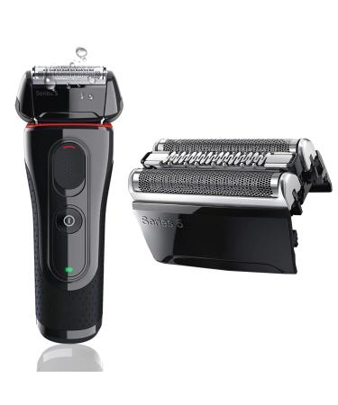 Shake head compatible with brown razor men Series 5 5020s 5040s 5050cc 5080cc 5090cc 5748 shaving heads Electrician replacement shear head replacement shearing part black 52b