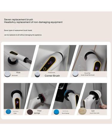 ciyeu Crevice Cleaning Brush Window Wall Cleaner Retractable Bathroom Toilet Floor Electric Brush - Buy Online on GoSupps.com