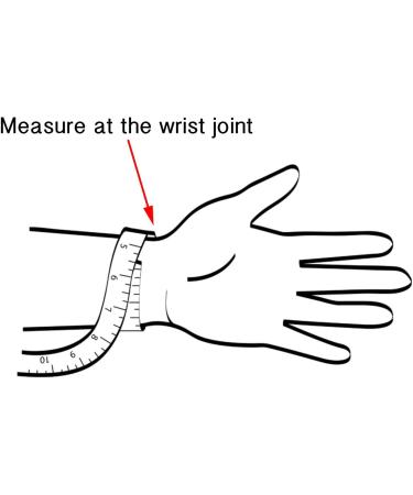 Adjustable Neoprene Wrist Support for Arthritis and RSI - Large Size Left Hand | NHS Approved - Buy Online on GoSupps.com