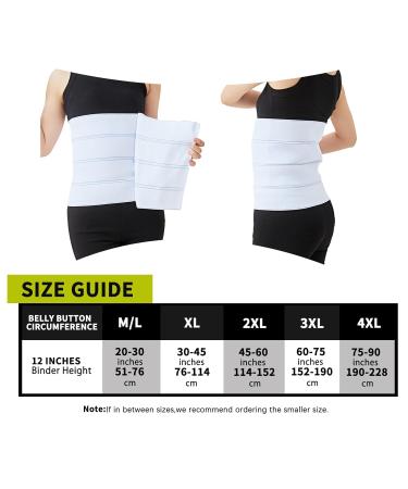 Abdominal Stomach Binder & Compression Band for Hysterectomy Pregnancy Hernia & Postpartum - XL Slimming Girdles for Men & Women - Buy Online on GoSupps.com