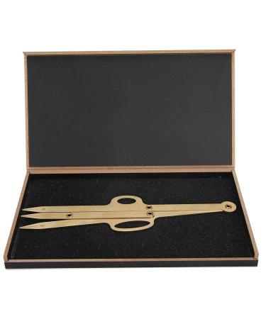 Gold Eyebrow Stencil Ruler for Positioning and Shaping - Stainless Steel Microblading Tool - Buy Online on GoSupps.com