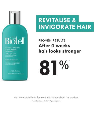 Biotell Strengthening & Thickening Shampoo Nourishes Hair from Scalp Enhances Density With Caffeine Biotin Pro-Vitamin B5 & Vitamin E - Buy Online on GoSupps.com