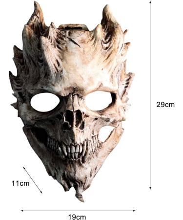 Shop SANWOOD Unisex Halloween Cosplay Face Cover | Breathable Decorative Emulsion for Dress-Up - Buy Online on GoSupps.com