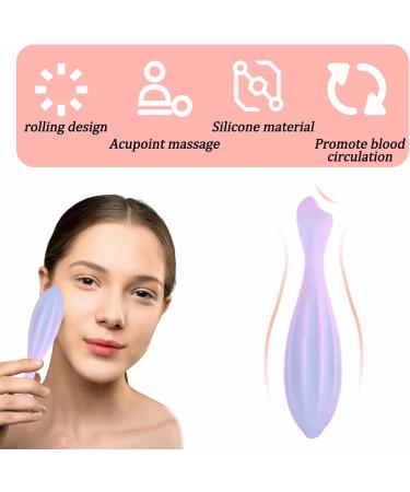 Buy Facial Massage Roller - Silicone Skin Care Tool for Women | Reduce Tiredness & Enhance Beauty - Buy Online on GoSupps.com