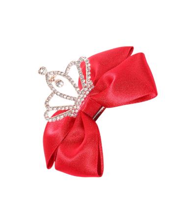 FRCOLOR Bow Hair Clip hair clips hair bow clips rhinestone tiara hair clip hair clip hair bow clips hair clips women hair clips Miss Korean version issue Bow Alligator Clips