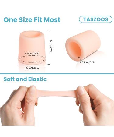10 Pairs Pinky Toe Protector - Silicone Toe Covers with Aloe Vera for Blisters & Hammer Toes | Comfort & Relief in Nude - Buy Online on GoSupps.com