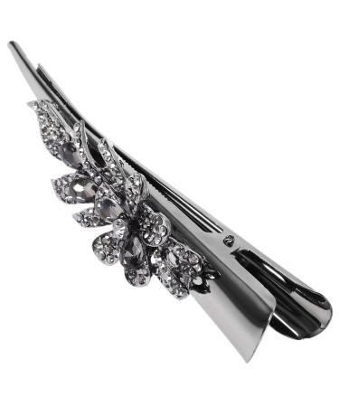 FRCOLOR crystal hairpin decorate Metal clip decorative hair clip for women big hairpin clip for hair hair barrettes for girls Miss vintage duckbilled hair clip for girl