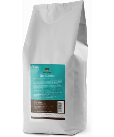 Blue Mountain Ground Coffee 1kg - For Filter Cafetiere V60 French Press - Medium Roast - Brown Bear - Strength 3 - Donation to Free The Bears - Buy Online on GoSupps.com