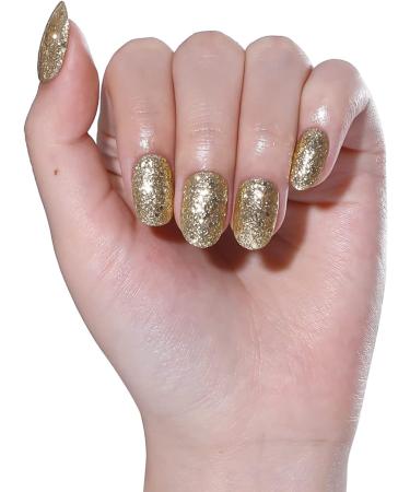 Bluesky Gel Nail Polish Gold Indulgence Mini S12N Gold Long Lasting Chip Resistant 5ml (Requires Drying Under UV LED Lamp) - Buy Online on GoSupps.com