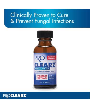 Proclearz Fungal Shield Antifungal Liquid 1 Oz - Maximum Strength Brush-on Treatment - Buy Online on GoSupps.com