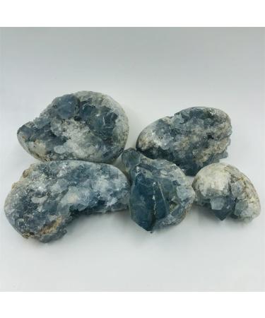 Natural Blue Celestite Crystal Cluster Specimen for Decoration Home Decor Reiki Crystal Stone (Color : 1.3-1.6kg) - Buy Online on GoSupps.com