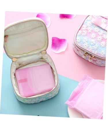SEWOART 2pcs Yarn Thorn Hygiene Bag Menstrual Period Sanitary Pouch Nursing Pad Pouch Sanitary Napkin Bag Travel Organizer Bags Travel Cosmetic Bags for Women Toiletry Organizer Change Bag - Buy Online on GoSupps.com