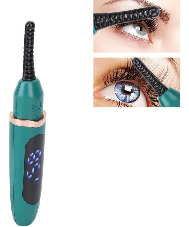 Qukaim Usb Heated Eyelash Curler Electric Eyelash Curler Usb Rechargeable Heated Curler with Intelligent Temperature Control Handheld Heated Eyelash Curler Green - Buy Online on GoSupps.com