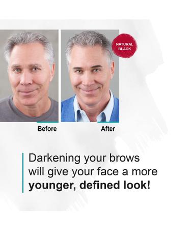 Men's Sport Eyebrow Colorant - Long Lasting Gray Coverage Treatment, Medium Brown - Buy Online on GoSupps.com