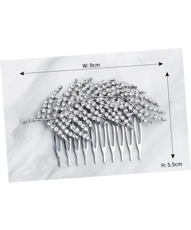 Angoily Bridal Headpiece Bridal Hair Accessories Pearl Hair Accessories Rhinestone Hair Clip Rhinestone Hair Comb Wedding Hair Comb Pearl Hair Clip Tiara Dress Bride Hair Dryer - Buy Online on GoSupps.com