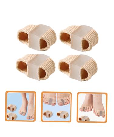 Marmerdo 4pcs Toe Separator Set - Adjustable Gel Straightener for Hammer Toe, Bunion Pad, and Toe Cushion - Double-Hole Toe Cover - Assorted Colors - 6X3.2CM - Buy Online on GoSupps.com