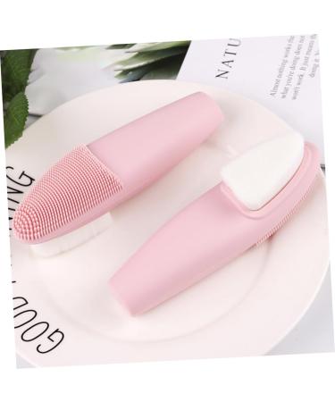 DOITOOL Face Exfoliator Silicone Facial Cleansing Brush Facial Scrubber Exfoliator Soft Bristle Cleaning Brush Manual Face Scrubber Miss Man-made Fiber Plastic Face Brush Soft Fur - Buy Online on GoSupps.com