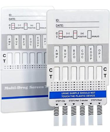 5 x One+Step Multi Drug Test - Determination of 6 types of drugs with one test