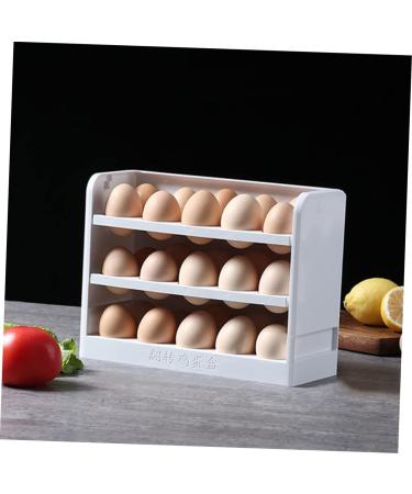 ABOOFAN Household Storage Container Holder Rack Organizer Egg Door for Tier Refrigerator Tray - Buy Online on GoSupps.com