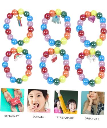 CHILDWEET Women Jewelry 9pcs Children's Bracelet Beaded Bracelets Fashion Bracelets Creative Bracelets Children Bracelets Jewelry Alloy Acrylic - Buy Online on GoSupps.com