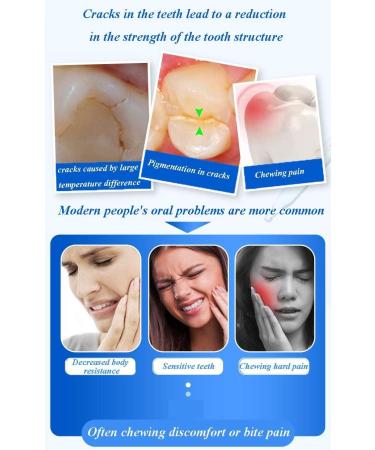 CAREDO Healing Teeth Crack Toothpaste - Repair Cracked Enamel, Cure Sensitivity, Remove Pigment - 100g (Pack of 2) - Buy Online on GoSupps.com