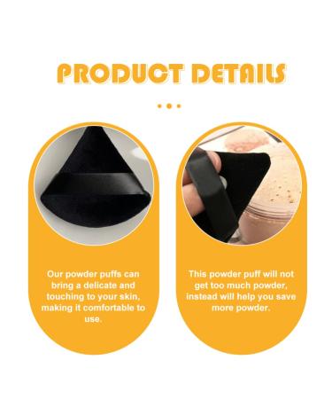 Buy FRCOLOR 10pcs Powder Puff Face Sponges for Flawless Makeup | Cotton Makeup Puffs & Glitter Cosmetic Sponges - International Shipping - Buy Online on GoSupps.com