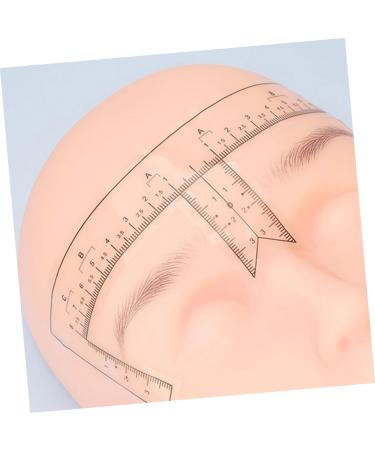 GLEAVI 10pcs Tools Stickers Convenient Eyebrow Ruler Eyebrow Shaper for Women Positioning Ruler Helmet - Buy Online on GoSupps.com