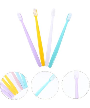 BUTIFULSIC 4pcs Soft Nano Toothbrush Set - Eco-Friendly Blush Earth Tones for Gentle Cleaning - Buy Online on GoSupps.com