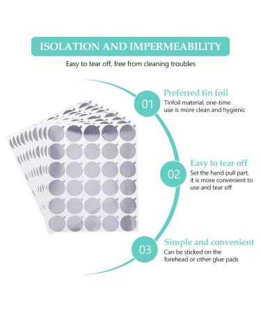 300 Pieces Disposable Eyelash Extension Glue Sticker Pads | Holder Pallet for Easy Application - Buy Online on GoSupps.com